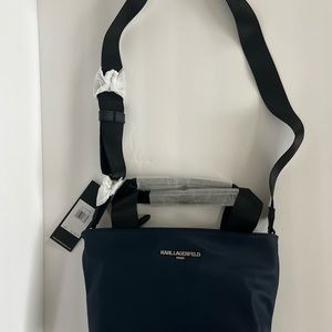 NWT Karl Lagerfeld Crossbody Bag (Blue)